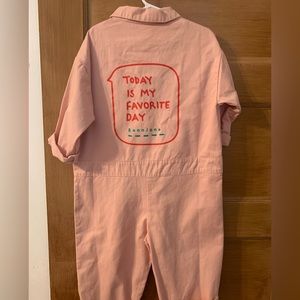 Pink Coveralls “Today is my favorite day”